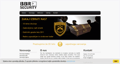 Desktop Screenshot of bbr.si